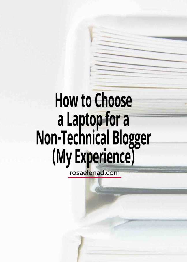 Laptop for a Non-Technical Blogger